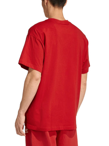 T-shirt Uomo Adidas - T-Shirt Essential Logo - Rosso