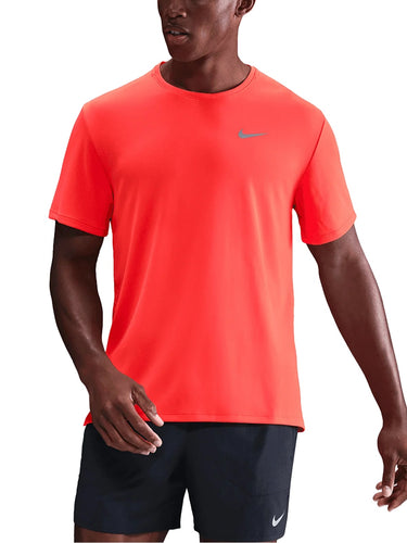 T-shirt Uomo Nike - T-Shirt Nike Running Miler - Rosso