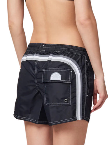 Pantaloncini Donna Sundek - Coast - Pantaloncino Mare Iconic Taffeta - Nero