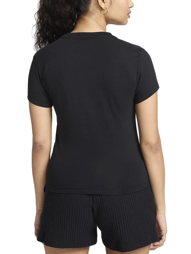 T-shirt Donna Nike - T-Shirt Nike Sportswear Chill Knit - Nero