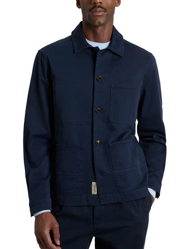 Giacche Uomo Woolrich - Giacca Cotton Twill Chore - Blu