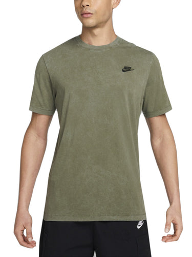 T-shirt Uomo Nike - T-Shirt Nike Club Wash - Verde