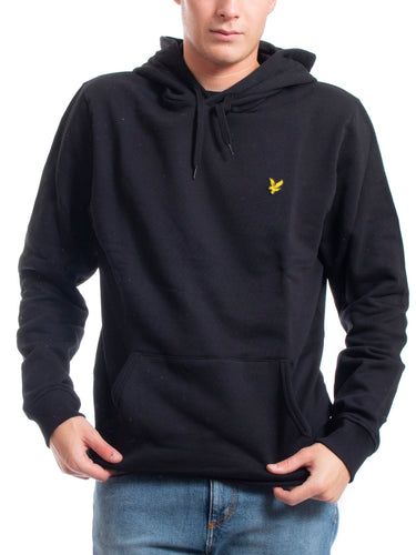 Felpe con cappuccio Uomo Lyle & Scott - Brushed Back Hoodie Sweatshirt - Nero