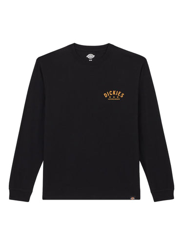 T-shirt Uomo Dickies - T-Shirt Trego A Maniche Lunghe - Nero