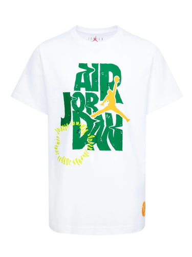 T-shirt Ragazzo Jordan - Jdb Fuel Up Cool Down Drops Ss - Bianco