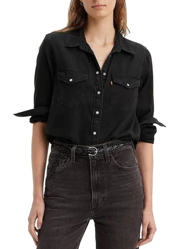Bluse e camicie Donna Levi's - Essential Western Shirt - Nero