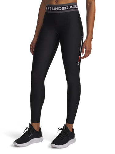 Leggings Donna Under Armour - Leggins Ua Tech Branded - Nero