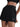 Pantaloncini Donna Nike - Shorts A Vita Media Chill Terry - Nero