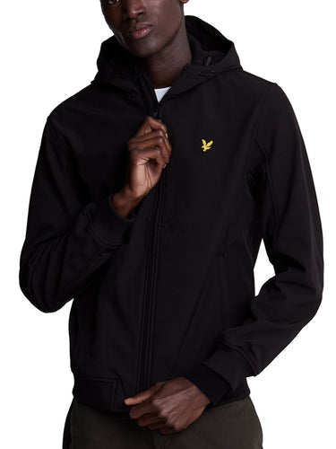 Giacche Uomo Lyle & Scott - Giacca Softshell Fleece Lined - Nero