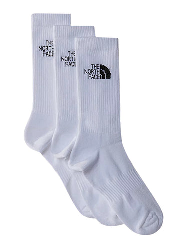 Calze Uomo The North Face - Calze Multi Sport Cushion Crew - Pacco Da 3 - Bianco