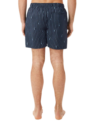 Pantaloncini e calzoncini Uomo Lacoste - Boxer Mare Con Stampa Coccodrillo - Blu