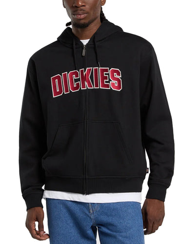 Felpe con cappuccio Uomo Dickies - Felpa Con Cappuccio E Zip Aitkin - Nero