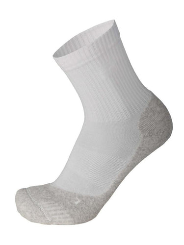 Calze sportive Unisex Mico - Calza Tennis Media Medium Weight Extra Dry - Bianco