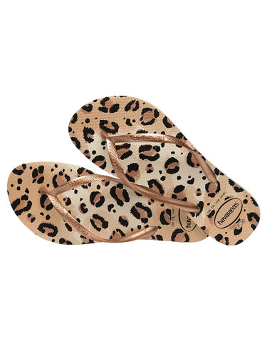 Infradito Donna Havaianas - Havaianas Slim Animals - Beige