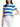 T-shirt Donna Ralph Lauren - Maglia A Righe In Cotone A Trecce - Bianco