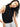 Polo Donna Lacoste - Stretch Cotton Piqué Sleeveless Polo - Nero
