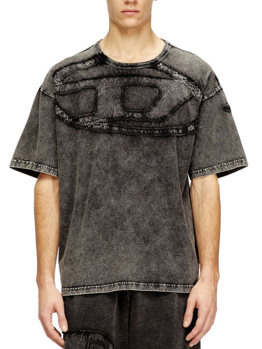 T-shirt Uomo Diesel - T-Shirt T-Box-Den - Grigio