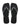 Infradito Donna Havaianas - Square Logo Metallic - Nero