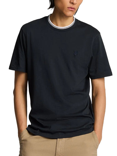 T-shirt Uomo Lyle & Scott - Tipped Superfine T-Shirt - Blu