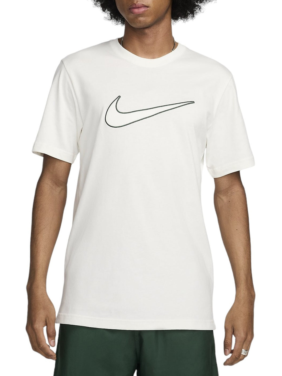 T-shirt Uomo Nike - T-Shirt Sportswear Big Swoosh - Avorio