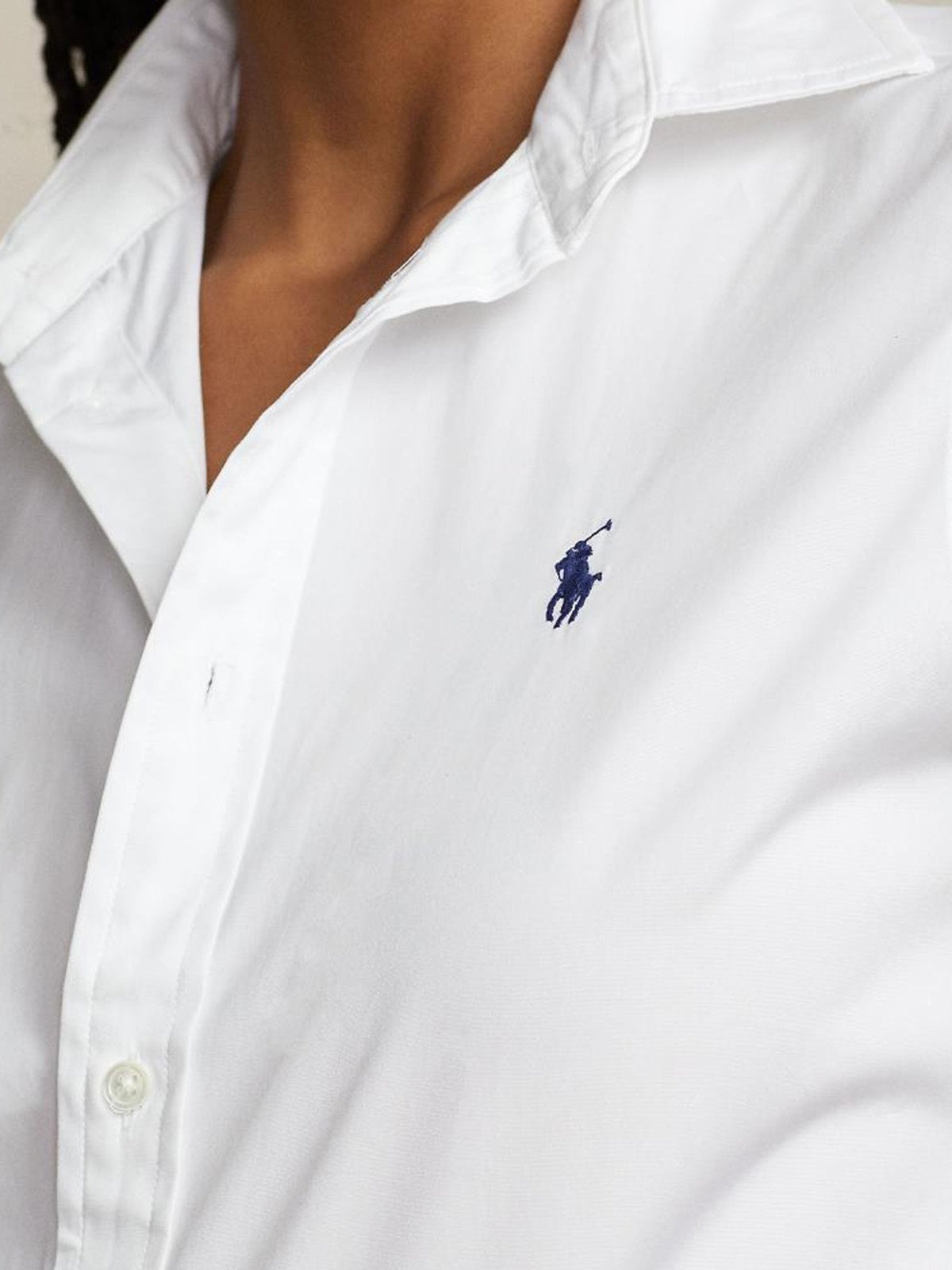 Bluse e camicie Donna Ralph Lauren - Classic Slim Fit Shirt - Bianco