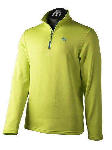 Maglie e pile Uomo Mico - Maglia Mezzo Collo Zip - Warm Control Multisport - Giallo
