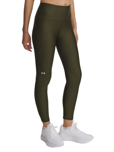Pantaloni Donna Under Armour - Leggings Heatgear® No-Slip Waistband Ankle - Verde