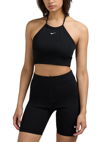 Canotte e top Donna Nike - Top Nike Sportswear In French Terry - Nero