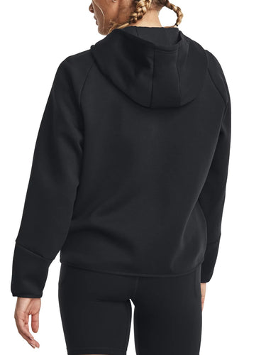 Felpe Donna Under Armour - Maglia Ua Unstoppable Fleece Full-Zip - Nero
