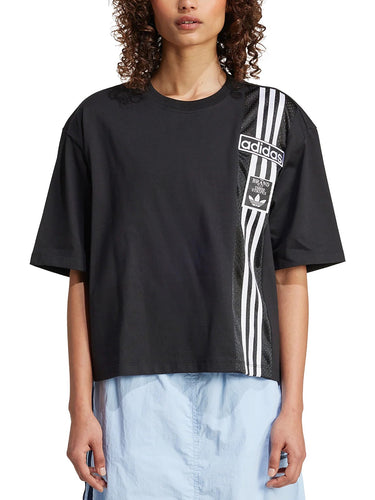 T-shirt Donna Adidas - Crop Tee - Nero