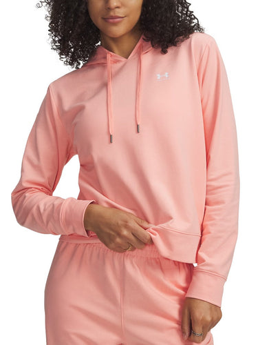 Felpe con cappuccio Donna Under Armour - Felpa Ua Sport Terry - Rosa
