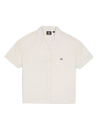 Bluse e camicie Donna Dickies - Camicia Vale A Maniche Corte - Avorio