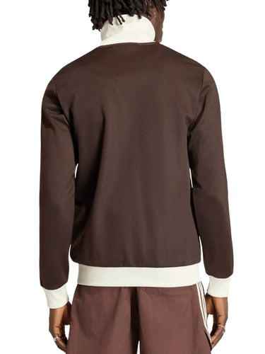 Felpe senza cappuccio Uomo Adidas - Felpa Track Top Iconic - Marrone