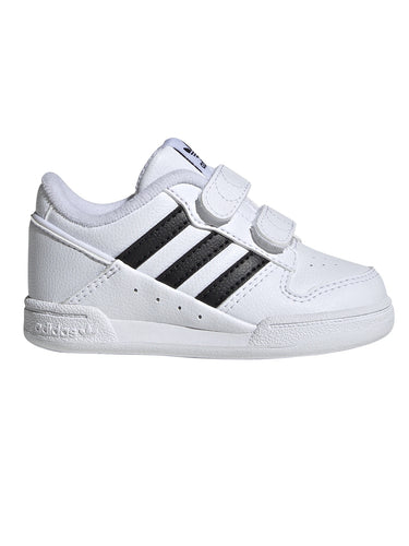 Sneaker Bambini Unisex Adidas - Team Court 2 Str Cf I - Bianco