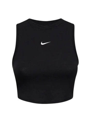 Canotte e top Donna Nike - Canotta Corta E Aderente Chill Knit - Nero