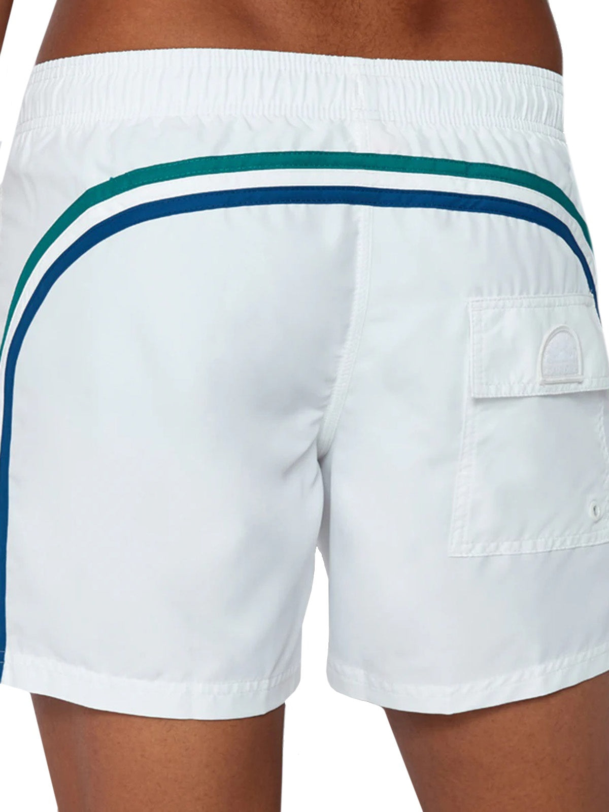 Pantaloncini e calzoncini Uomo Sundek - Costume Da Bagno Corto Vita Elasticata Repreve® - Bianco