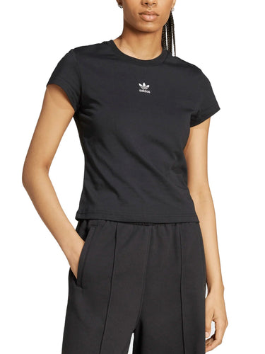 T-shirt Donna Adidas - T-Shirt Essentials Slim - Nero