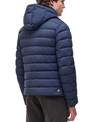 Giacche Uomo Colmar - Piumino Con Cappuccio Staccabile - Blu