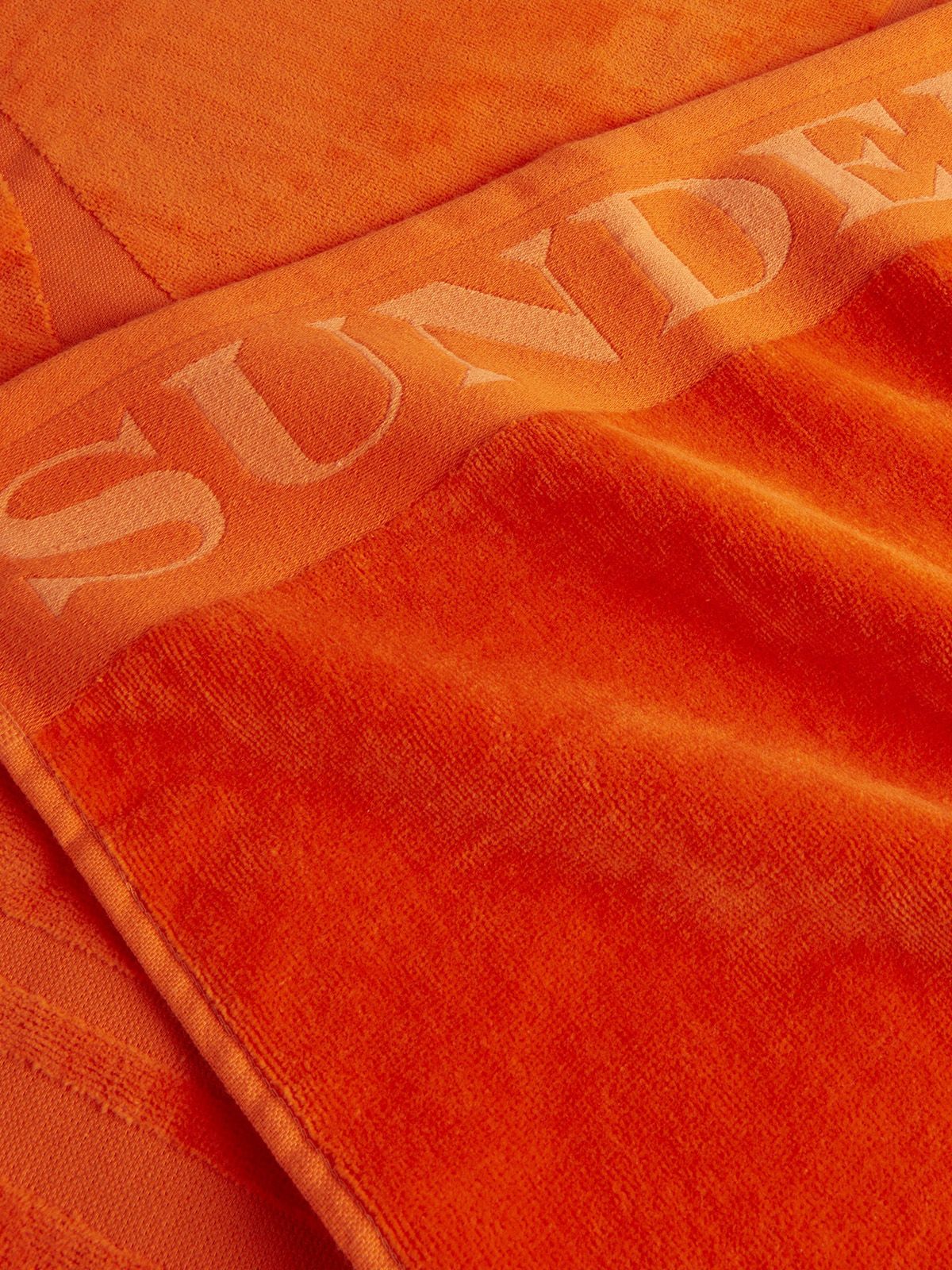 Teli mare Unisex Sundek - Telo Mare Jacquard Con Logo - Arancione