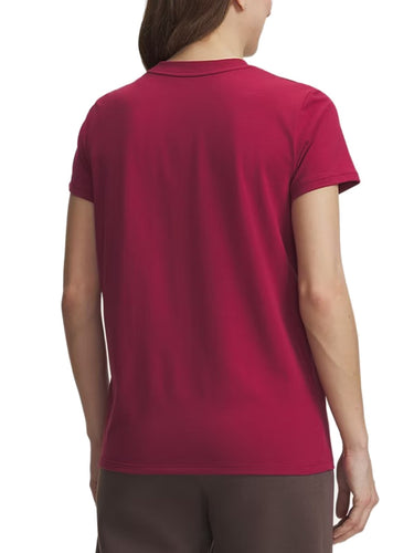 T-shirt Donna Under Armour - Maglia A Maniche Corte Ua Rival Core - Bordeaux