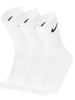 Calze Unisex Nike - Calze Everyday Lightweight Crew - 3 Paia - Bianco
