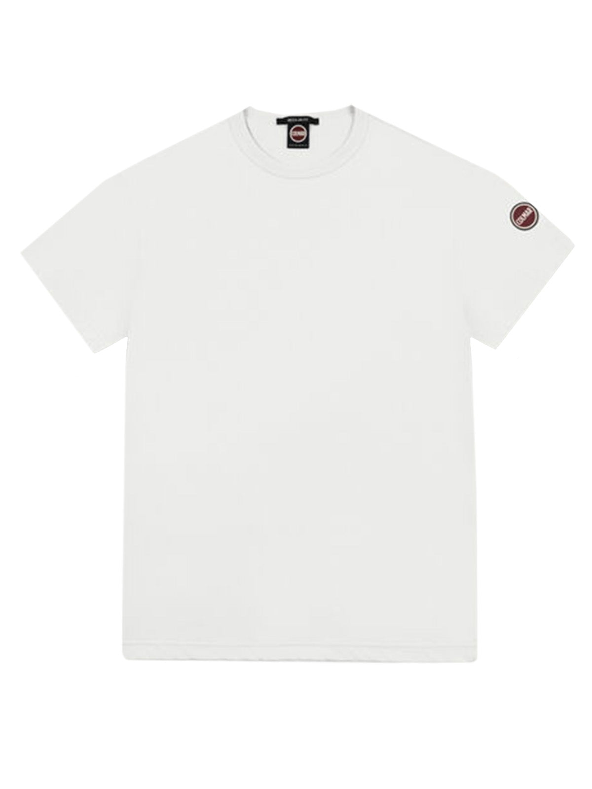 T-shirt Uomo Colmar - T-Shirt A Manica Corta In Jersey Di Cotone - Bianco