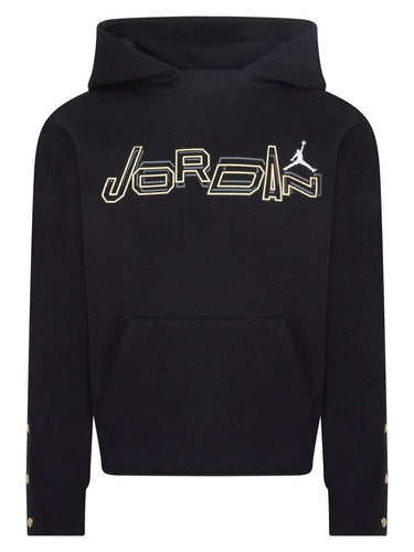 Felpe con cappuccio Ragazza Jordan - Take Flight Snap Po - Nero