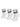 Calze Unisex Nike - Calze Sportswear Dri-Fit Everyday Essential 3 Paia - Bianco