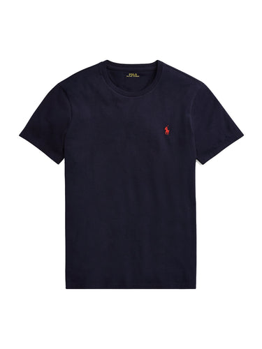 T-shirt Uomo Ralph Lauren - Maglietta In Jersey Custom Slim-Fit - Blu