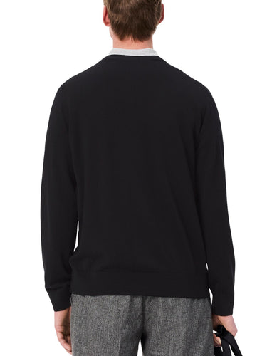 Cardigan Uomo Lacoste - Cardigan In Lana Merino - Nero