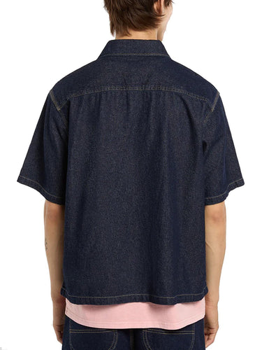 Camicie casual Uomo Dickies - Camicia In Denim Manica Corta - Denim