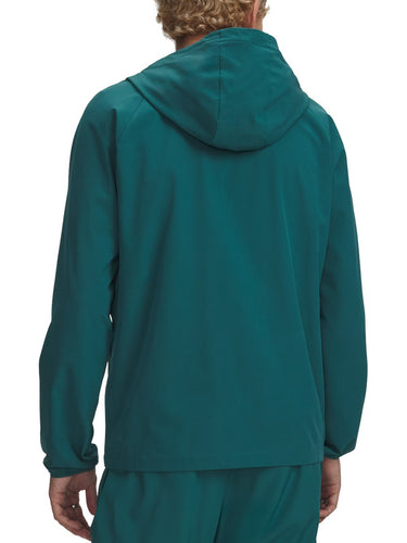 Giacche Uomo Under Armour - Giacca Ua Stretch Woven Windbreaker - Turchese