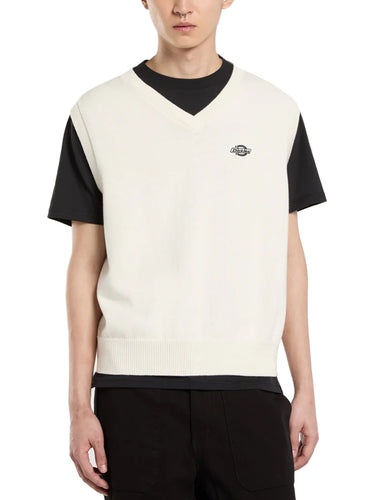 Gilet Uomo Dickies - Gilet In Maglia Summerdale - Avorio