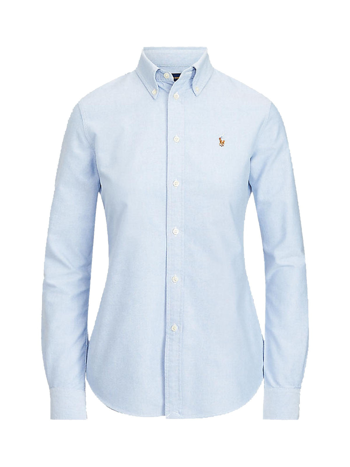 Bluse e camicie Donna Ralph Lauren - Slim Fit Kendal Cotton Washed Oxford Shirt - Celeste